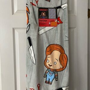 Chucky Halloween Plush Throw Blanket
